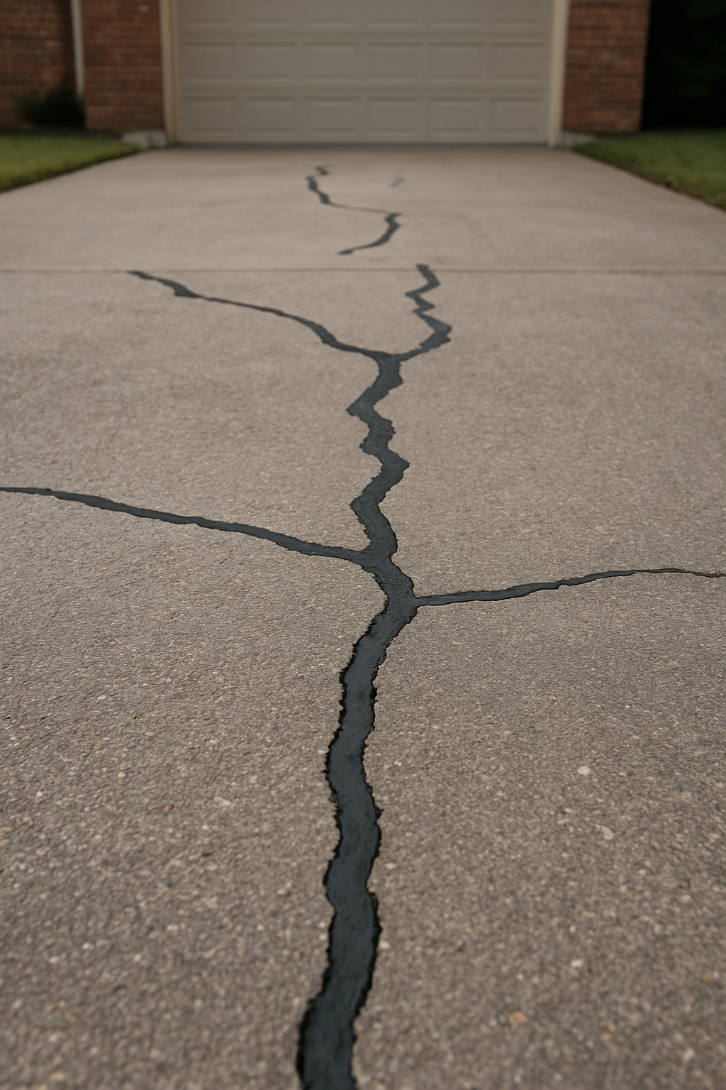 Crack Fill Driveway